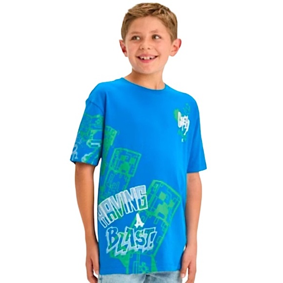 Boys’ Minecraft Graphic Short Sleeve T-Shirt - Picture 3 of 3